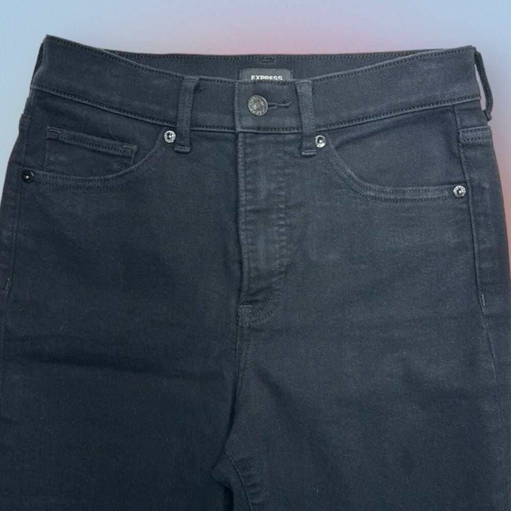 EXPRESS Women’s 0 Black SLIM HIGH RISE Jeans
